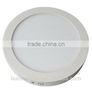 24w round white shell aluminum surface mounted led panel light Warm/Cool White Indoor Lighting