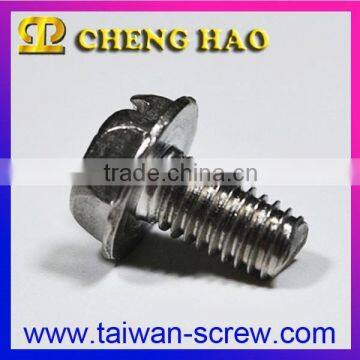 M4 Slot Hex Washer Head Trilobuar Stainless Steel Screws