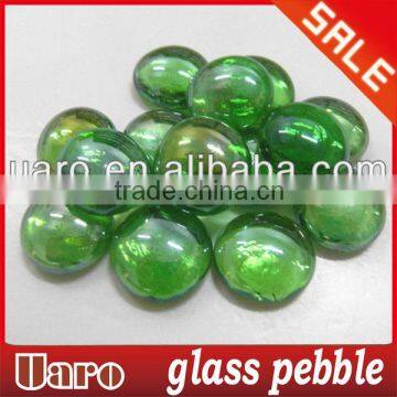 Green Glass Pebble Mosaic/Garden Green Glass Pebble Mosaic/Round Green Glass Pebble Mosaic