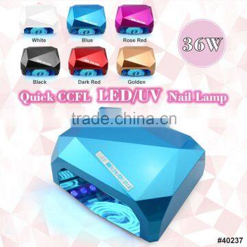 2015 new product professional uv nail lamp, 36 W uv gel nail curing lamp light dryer