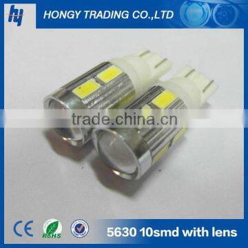 Top sale T10/w5w/194/ led 10 smd 5630 auto led side lamp