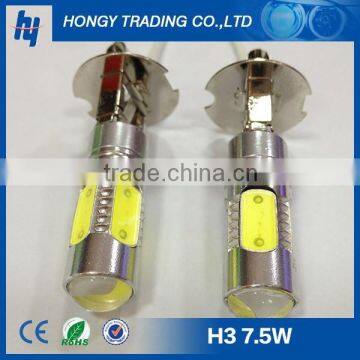 high power 7.5w cob led car headlight h1/h3/h4/h7/880/881/9005/9006