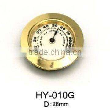 Metal case cigar hygrometer wholesale