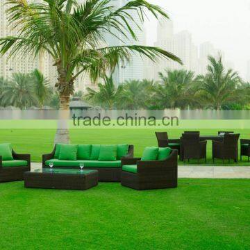 New Design Poly Rattan Garden Sofa Set - Synthetic Rattan Sofa Set Furniture -1.2mm Thickness Alu Frame Power Coating Hand Woven photo-2
