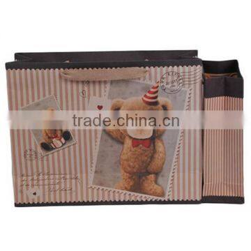 Cute Cartoon Bear Gift Paper Bag