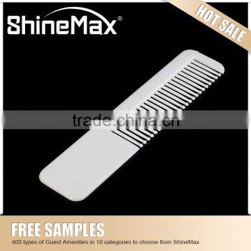 Cheap personalized white plastic square comb