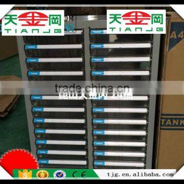 TJG CHINA 24 Drawer File Cabinet Plastic Steel A4 Drawing Data A4G-224