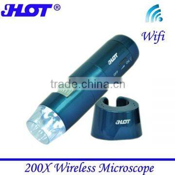 5 ~ 200 Wifi Wireless Digital Microscope for IOS&Andriod mobile phone and tablet PC