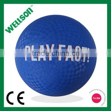 Brand printed outdoor rubber kick ball