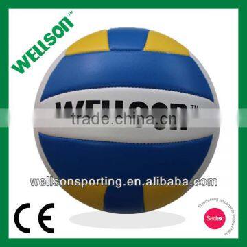 Customerized machine sewn promotional PVC foamed volleyball