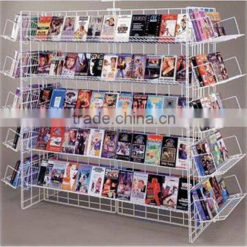 Metal Floor Grid Display Rack