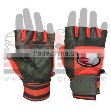 Gents/Men Weight Lifting Gloves, Sports Gloves, Leather Weight Lifting Gloves, Nylon/Polyester Cloth Gloves