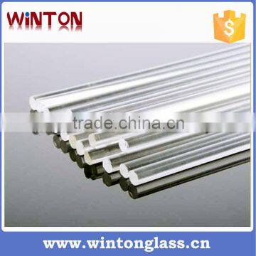 High purity 99.993% clear quartz glass rod for optical applications