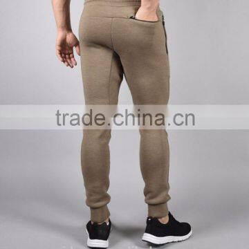 Fashion Zipper Pocket Gym Fitness Joggers Mens Fleece Jogger Pants photo-4