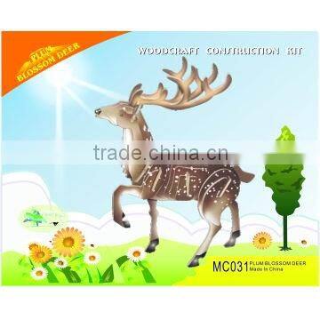 PLUM-BLOSOM DEER Wooden toys