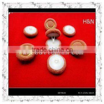 fashion garment accessory fabric covered snap buttons