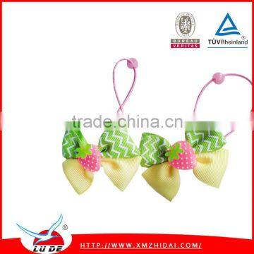 Cute Hair Bow Baby Girl Ribbon Hair Accessories with Elastics for Sale