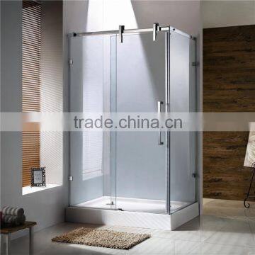 Nice square tempered glass simple shower room/shower enclosure