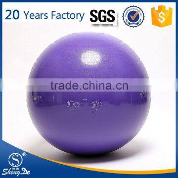 2016 promotional pvc ball, inflatable body ball, gymnastic ball colorful logo