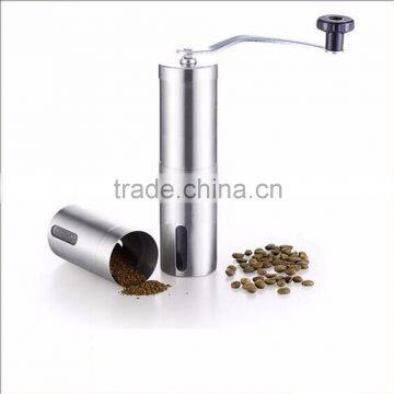 Stainless Steel Housing Ceramic Burr Manual Hand Coffee Grinder