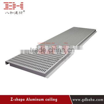 Building materials aluminum false ceiling system square type