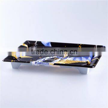 KW-0002JY-B Japanese Disposable Plastic Sushi Container With Lid 219*156*25mm photo-4