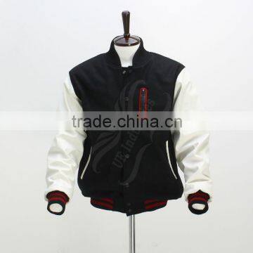 wool/leather school varsity jacket