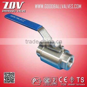 Full bore 2pc full bore class 800 forged steel ball valve for oil