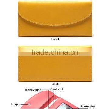 In Stock for Woman Real Cow Leather Wallet Hide Wallets photo-3