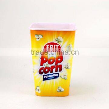 plastic popcorn bucket