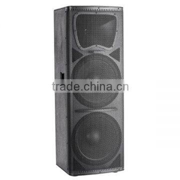 outdoor speaker high power wooden dual 15inch speaker system