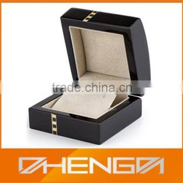 HOT SALE Factory Price custom made-in-china high end black glossy wood earring boxes for sale (ZDS-SJF071)