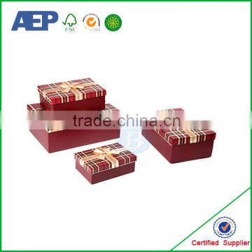 High quality cardboard fancy paper gift box on sale