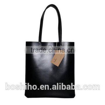 Custom Design Soft Touch Tote Leather Bag Handbag photo-2