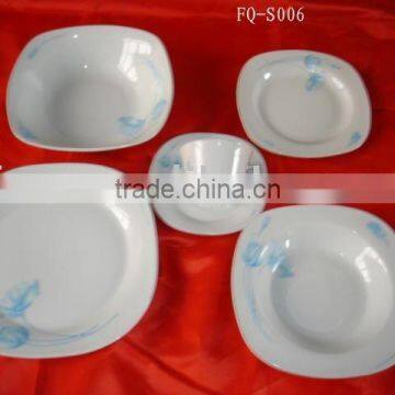 square dinner set,ceramic tableware,porcelain dinnerware