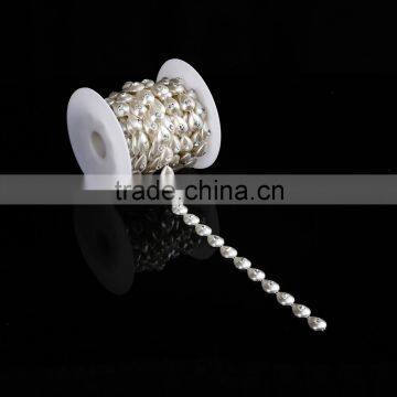 New Style Wholesale Acrystal Plastic Pearl Chain for Custom Decoration