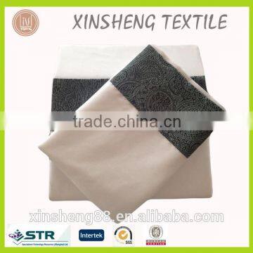 Home textile 100% Polyester microfiber sheet set Jacquard hem