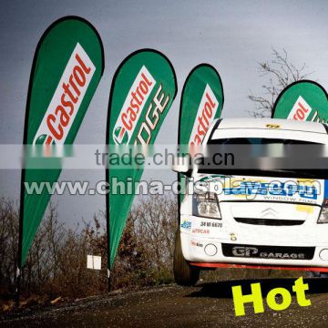 Advertising Car Industry Car Dealers Feather Teardrop Flag Stand