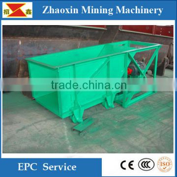 Ore beneficiation gold mining chute feeder machine