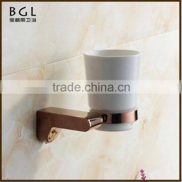 17938 wholesale china factory rose gold bathroom accessories wall mounted tooth brush holder luxury bathroom design