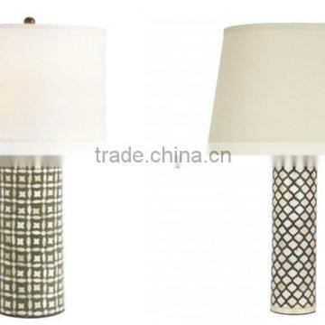 Bone Inlay Table Lamp