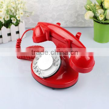 Old Style Phone Novelty Cute Corded Telephone For Real Use