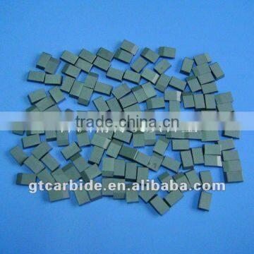 Cemented carbide saw tips for cutter