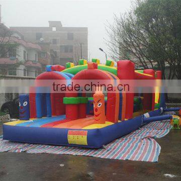 Indoor Obstacle Course 14m Long Inflatable Air Obstacle House Rental Kids Toys photo-2