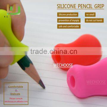 Preschool learning how to hold a pencil cool and useful silicone pencil grip mini size for pencil box case