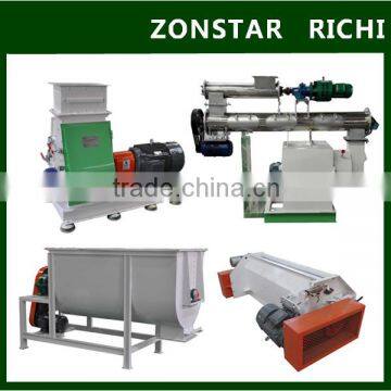 CE Certified Smallest Ring Die Animal Poultry Floating Fish Feed Mill Machine