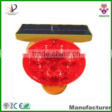 Hot sale super bright solar barricade warning light