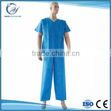 2015 New Design and Hot Sale PP Non Woven Disposable Patient Gown For Hospital photo-2