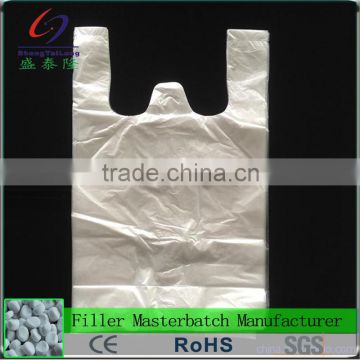 Low Price White 75% CaCO3 Masterbatch For HDPE Bags