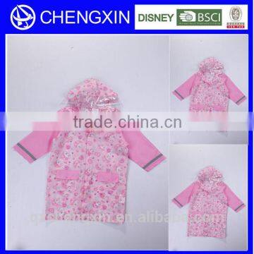 cheap transparent raincoat pvc